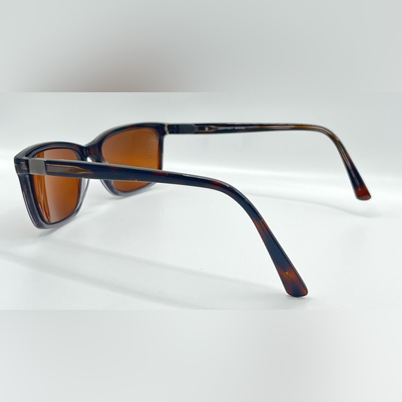 Geoffrey Beene G517 Brown Gray Gradient Square Sunglasses Frames Only - Picture 5 of 8